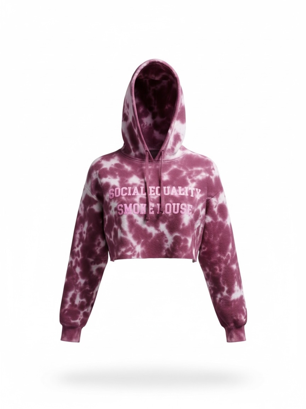 SESH Women's Classic Cropped Tie-Dye Hoodie